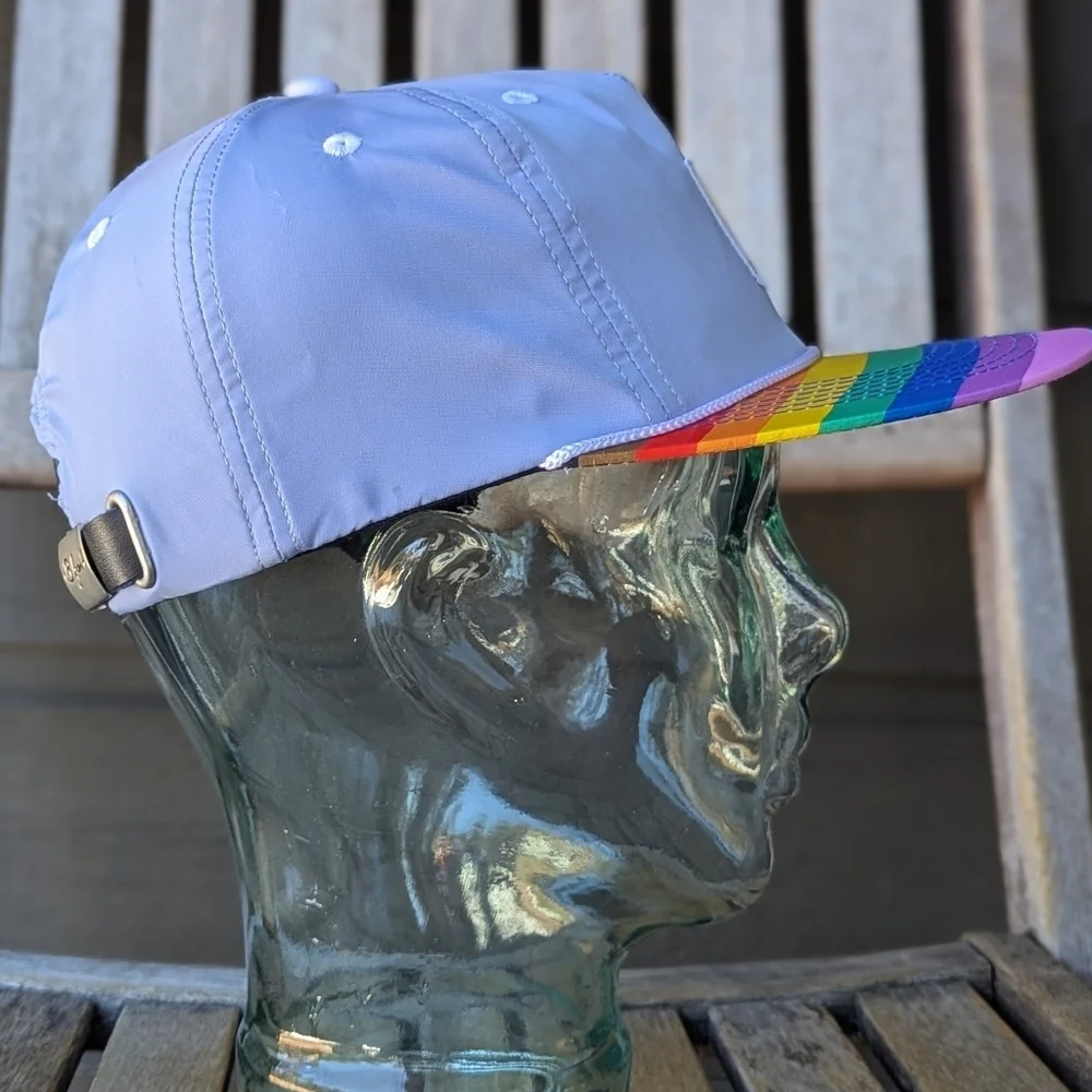 B Fresh One Colorado Pride Pastel Lavender Baseball Cap Hat Unisex Rainbow